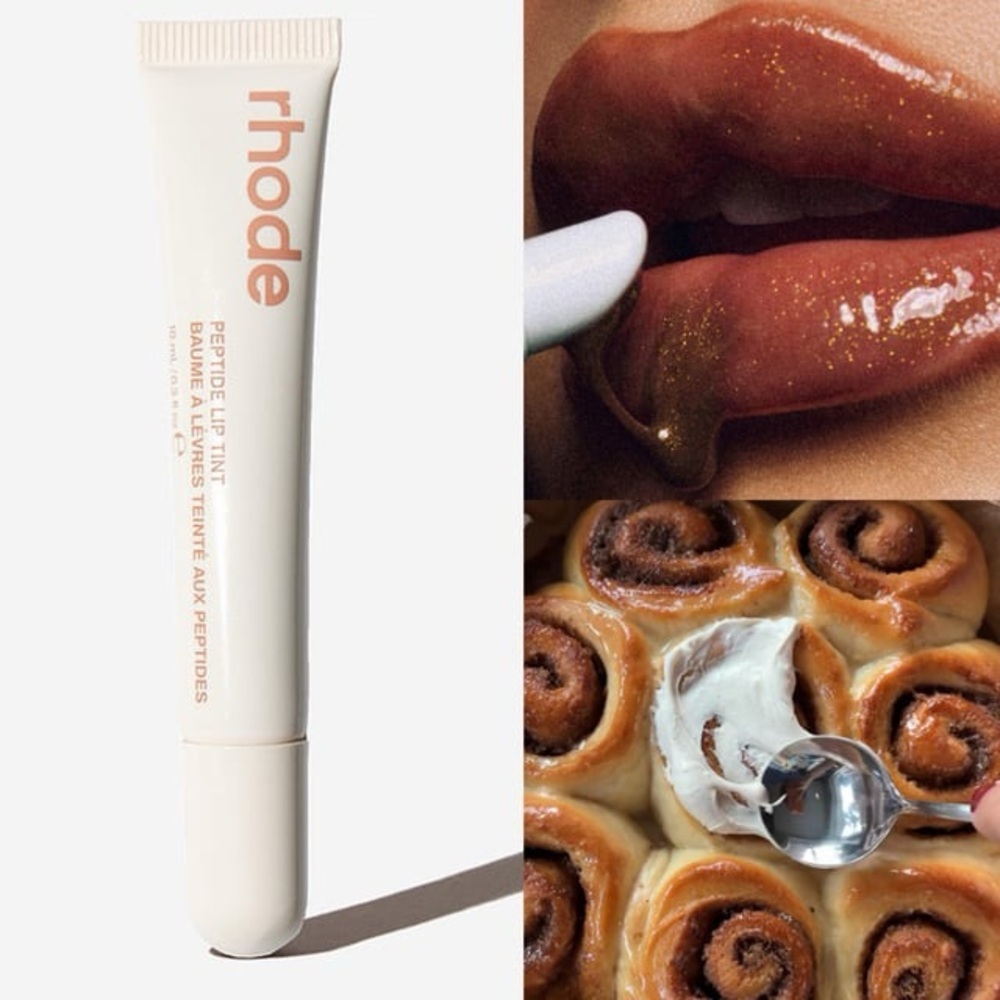 Brand new in box Rhode cinnamon bun lip tint